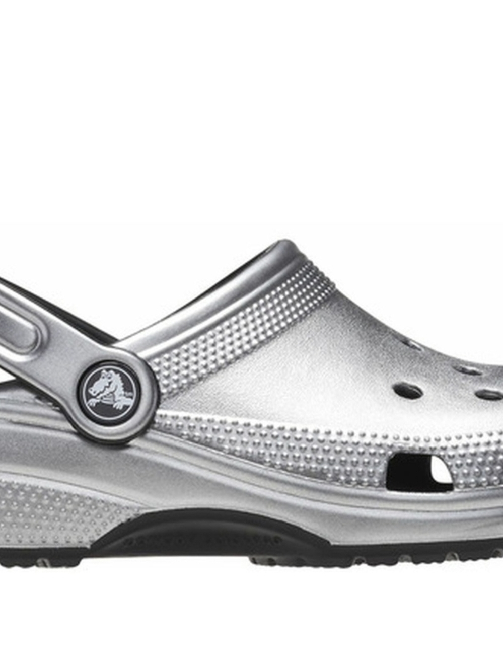 CROCS Classic Clog in Metallic Silver